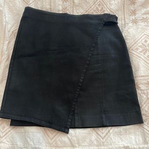Vetta leatherette skirt